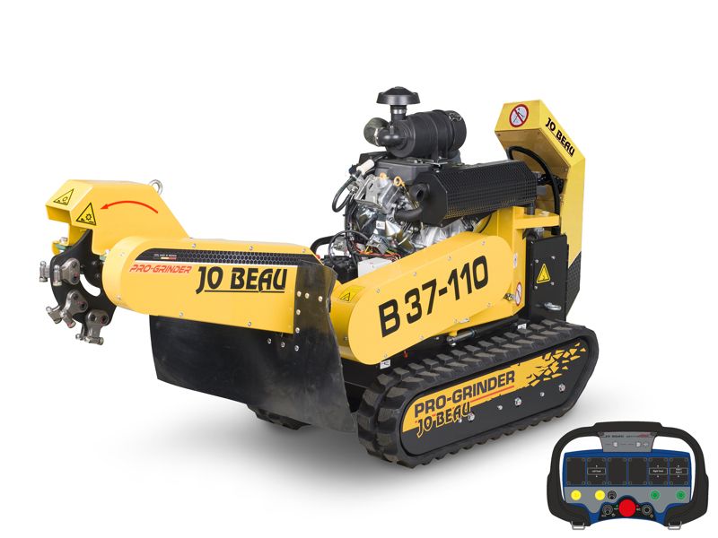 B37-110 RC stump grinder